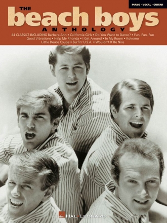 The Beach Boys Anthology for piano, vocal and guitar