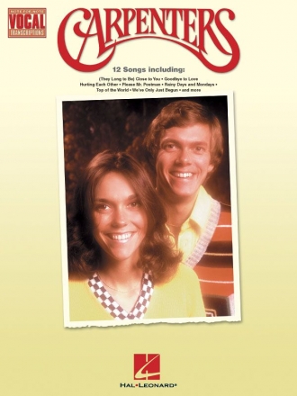 Carpenters for piano/ vocal Songbook