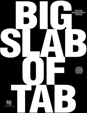 Big Slab of Tab  Buch