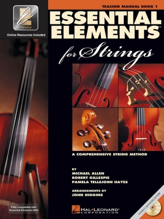 Essential Elements for Strings (+Online-Audio) for strings Teacher's Manual Book 1