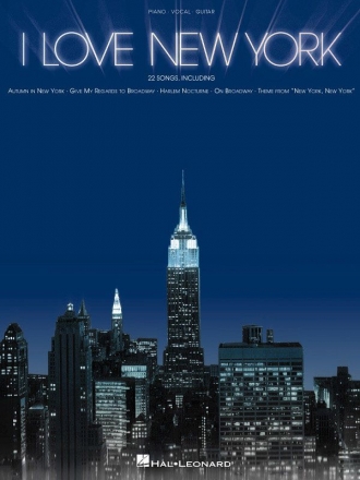 I Love New York Piano, Vocal and Guitar Buch