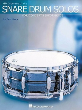40 intermediate Snare Drum Solos for snare drum