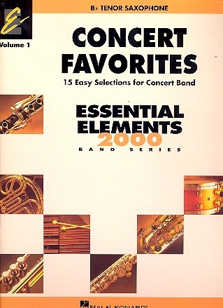 Concert Favorites vol.1 for concert band tenor saxophone