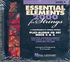 Essential Elements 2000 vol.2 for Strings Playalong-CD's no.2 and 3