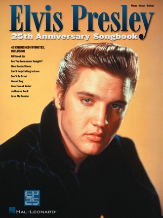 Elvis Presley 25th Anniversary Songbook for piano, vocal and guitar Songbook