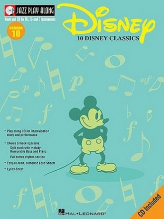 10 Disney Classics (+CD) for b, es and c instruments