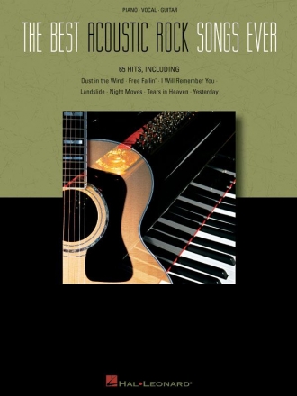 The Best Acoustic Rock Songs Ever for piano, vocal and guitar Songbook