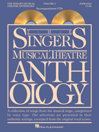 The Singer's Musical Theatre Anthology vol.3 for soprano  2 CD's