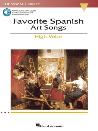 Favorite Spanish Art Songs High Voice Buch + Online-Audio
