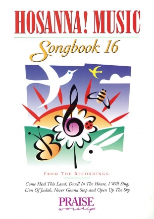 Hosanna! Music Songbook 16 Piano, Vocal and Guitar Buch
