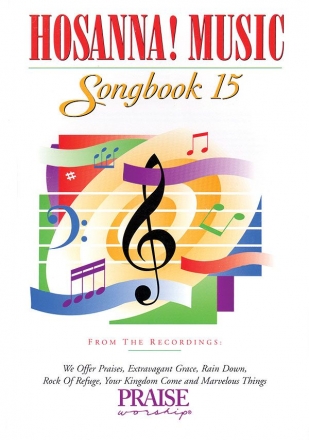 Hosanna! Music Songbook 15 Piano, Vocal and Guitar Buch