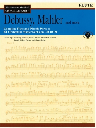 Debussy, Mahler and More - Volume 2 Flte CD-ROM