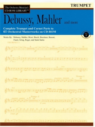 Debussy, Mahler and More - Volume 2 Trompete CD-ROM