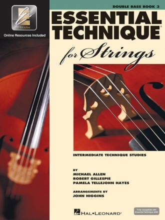 Essential Technique for Strings (+Online Media) for double bass