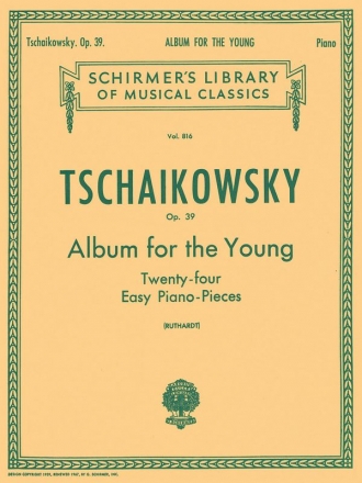 Album for the young op.39 for piano 24 easy piano pieces Schirmer's library of musica classics vol.816