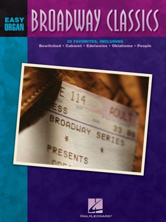 Broadway Classics Orgel Buch