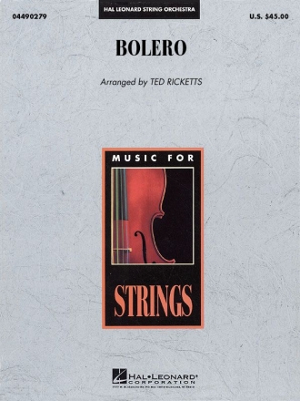 Maurice Ravel, Bolero Streichorchester Partitur