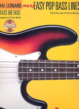 Hal Leonard Bass Method (+CD) more easy pop bass lines play the bass lines of 20 pop and rock songs