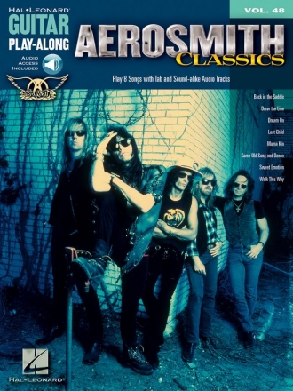 Aerosmith Classics (Online-Audio) for guitar Songbook