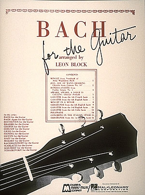 Bach for Guitar for the guitar
