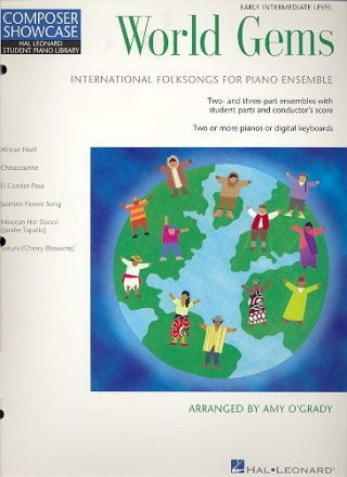 World Gems for piano ensemble score and parts