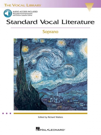 Standard Vocal Literature (+Online Audio) for soprano voice and piano