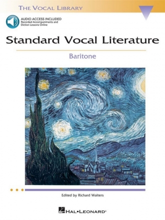 Standard Vocal Literature - Baritone Baritone Voice Buch + Online-Audio