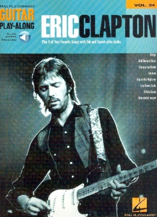 Eric Clapton (+audio access) songbook voice/guitar/tab guitar playalong vol.24