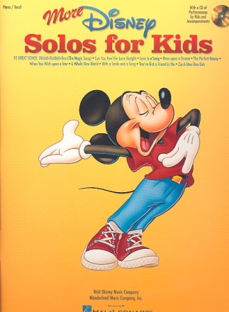 More Disney Solos for Kids (+CD): for piano/vocal  (with chords)
