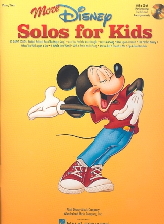 More Disney Solos for Kids (+CD): for piano/vocal  (with chords)