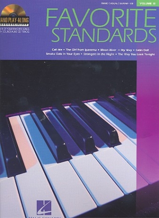 Favorite Standards (+CD): Piano Playalong Vol.15 Piano/Vocal/Guitar