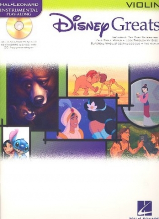 Disney Greats (+Online-Audio) for  violin