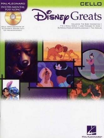 Disney Greats (+CD): for  cello
