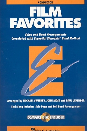 Film Favorites (+CD) for concert band conductor (score)