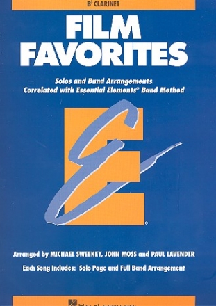 Film Favorites: for concert band clarinet