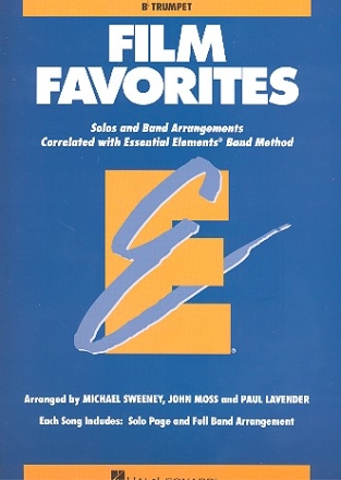 Film Favorites for concert band Trumpet