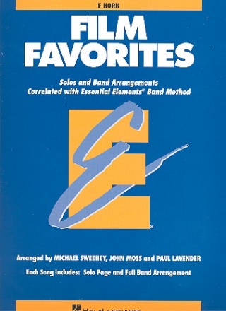 Film Favorites for concert band Horn in F
