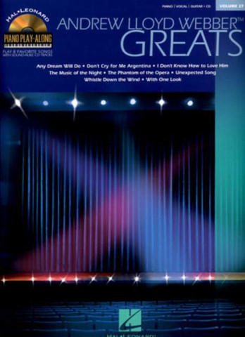 Andrew Lloyd Webber Greats (+CD): piano playalong vol.27 songbook for piano/vocal/guitar