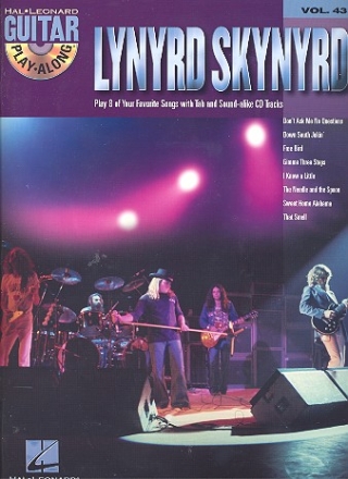 Lynyrd Skynyrd (+CD): Guitar Playalong Vol.43 for Vocal/Guitar/Tab