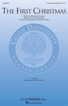 Celius Dougherty, The First Christmas 2-Part Choir and Piano Chorpartitur