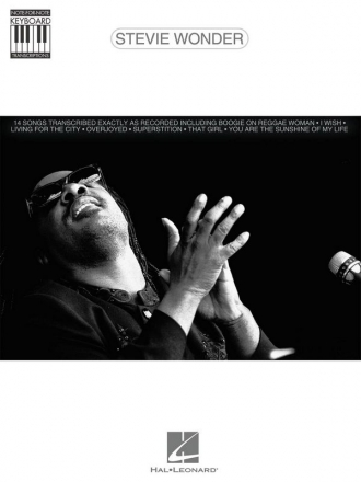 Stevie Wonder - Note For Note Keyboard Transciptions for keyboard (with chords, texts) Songbook