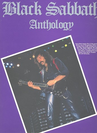 Black Sabbath: Anthology for vocal/guitar/tab songbook