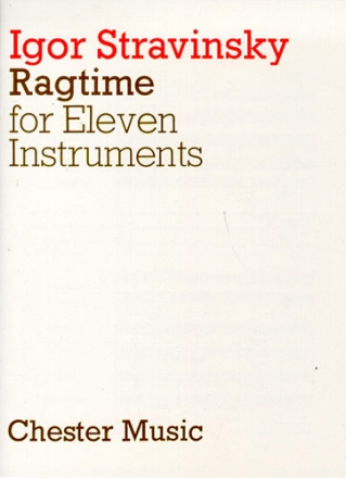 Ragtime for 11 instruments miniature score