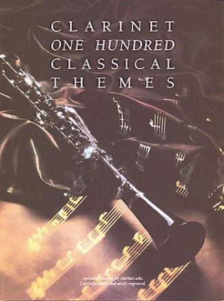 100 classical Themes clarinet songbook for clarinet solo