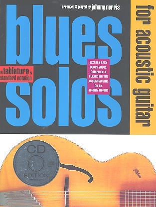 Blues Solos (+CD): for acoustic guitar in tablature and standard