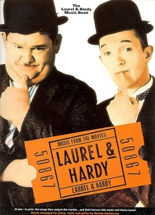 THE LAUREL AND HARDY MUSIC BOOK SONGBOOK FOR PIANO/VOICE/GUITAR