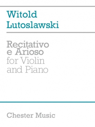 Recitativo e arioso for violin and piano
