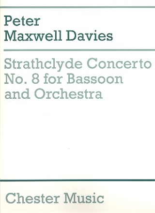 Strathclyde Concerto no.8 for Bassoon and Orchestra Score