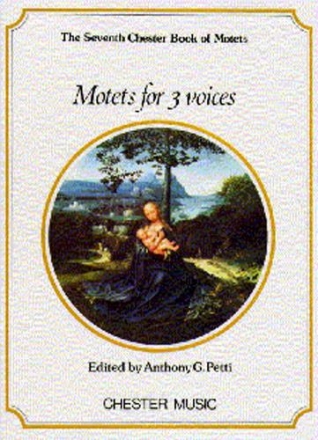 Motets for 3 mixed voices with piano accompaniment score