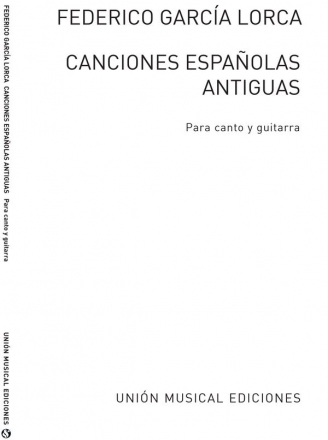 Canciones espanolas antiguas guitarra y canto